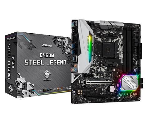 asrock b450m steel legend box|ASRock b450m steel legend manual.